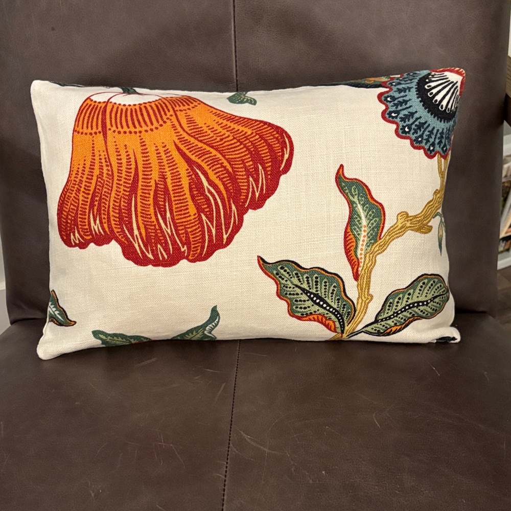 Floral Accent Pillow - Multicolor